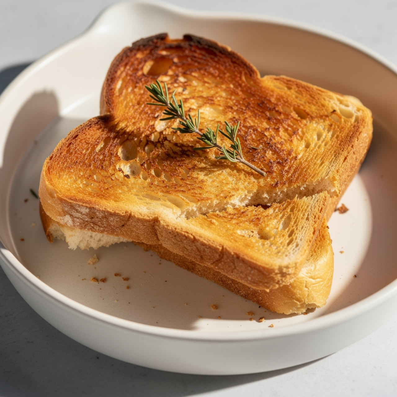 Perfectly Toasted Bread with Creative Toppings