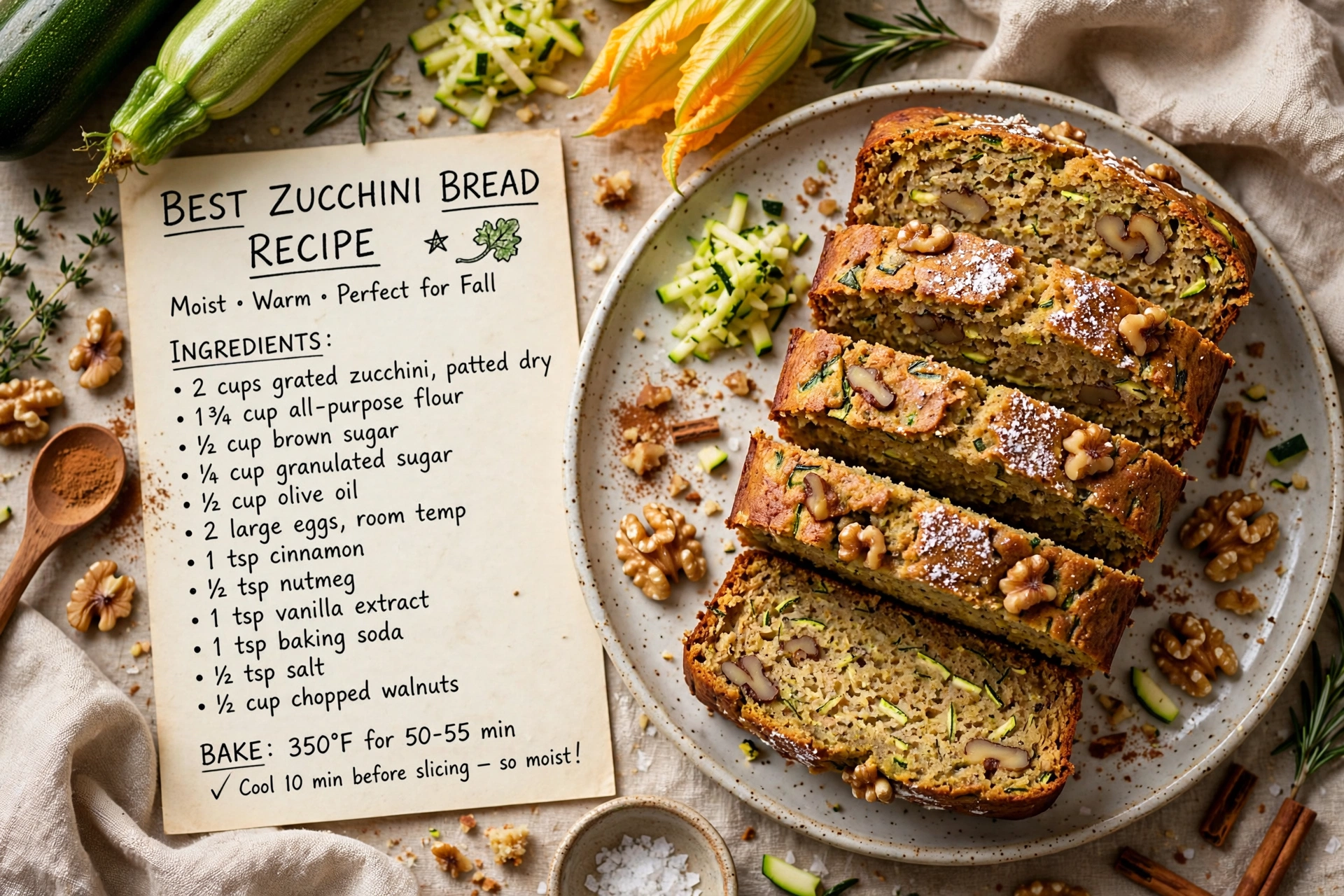 Best Zucchini Bread Recipe