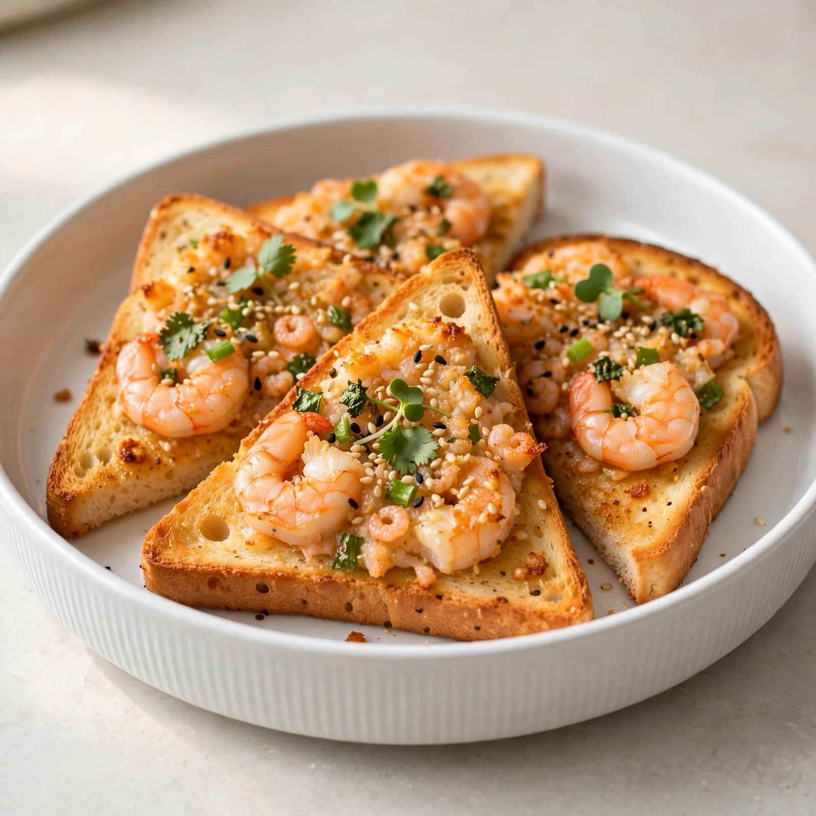 Crispy Sesame Shrimp Toast